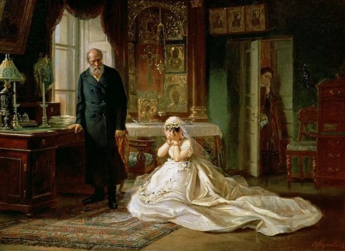 «Неравный брак» Василия Пукирева (8 фото) «Неравный брак» Василия Пукирева (8 фото)