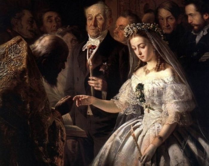 «Неравный брак» Василия Пукирева (8 фото) «Неравный брак» Василия Пукирева (8 фото)