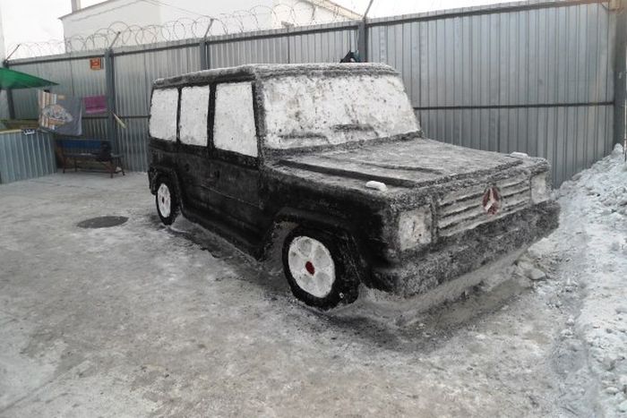 Снежные и ледяные скульптуры российских заключенных (8 фото) Снежные и ледяные скульптуры российских заключенных (8 фото)