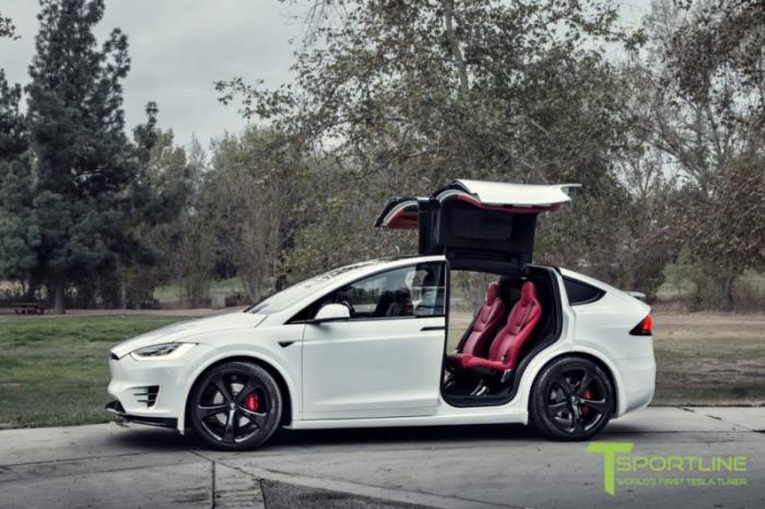 Tesla Model X    Bentley Red (12 )