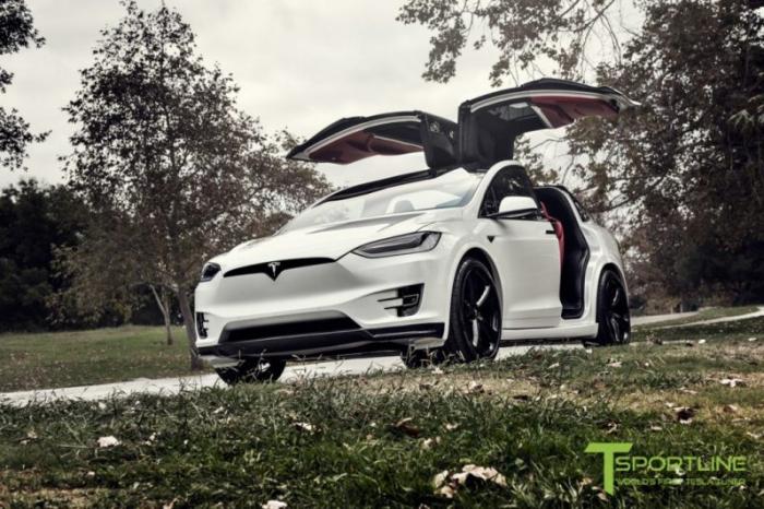 Tesla Model X    Bentley Red (12 )