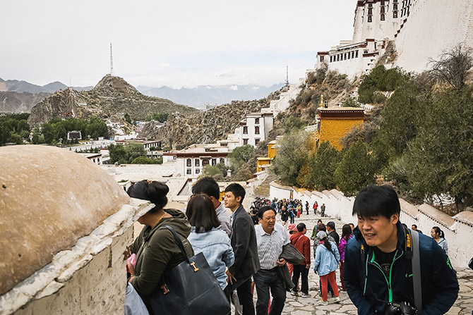 Экскурсия во дворец Потала в Тибете (47 фото)