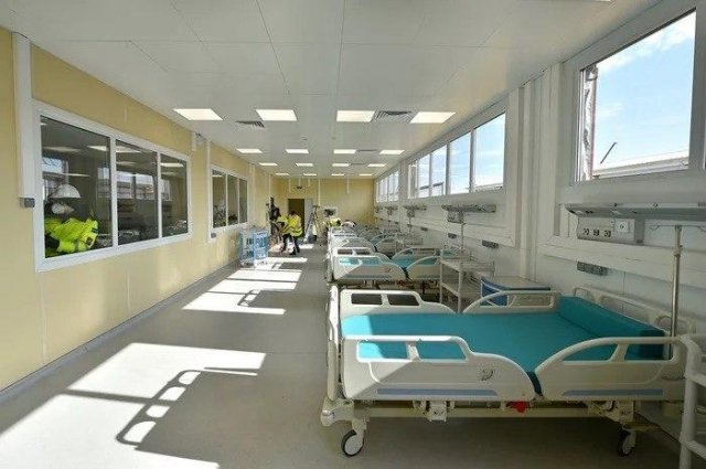 Что уже готово в строящейся инфекционной больнице в Москве (5 фото)